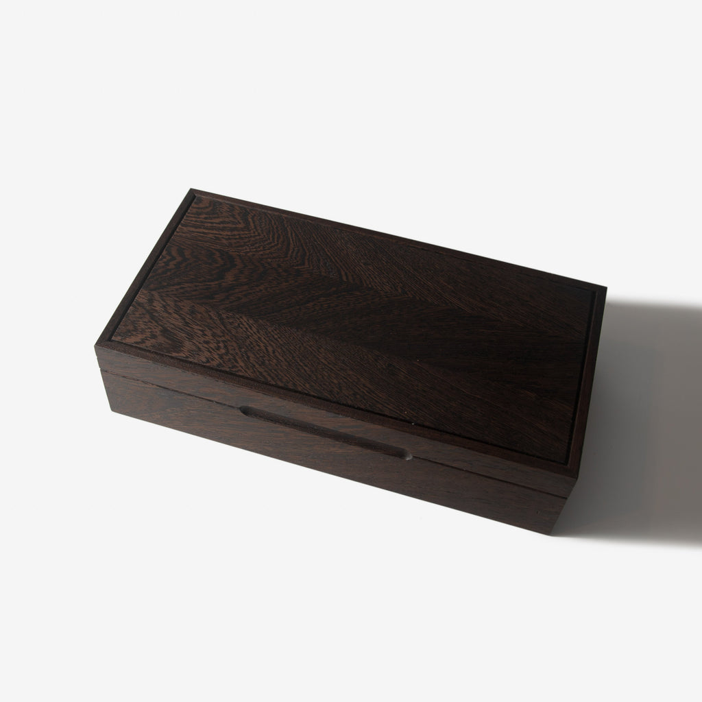 Wenge Watch Box - 8 Watch Compartments - Personalized Gift for Him