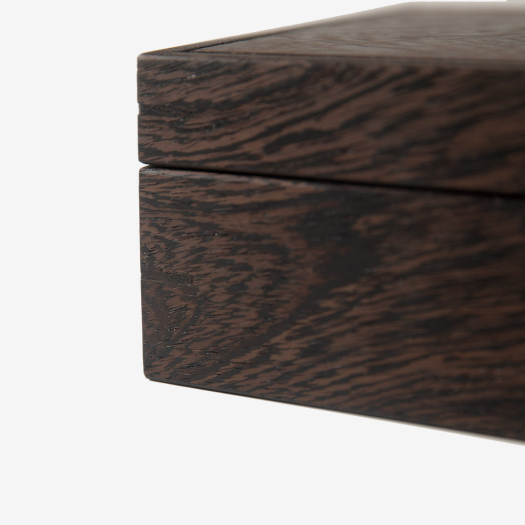 Wenge Watch Box - 8 Watch Compartments - Personalized Gift for Him
