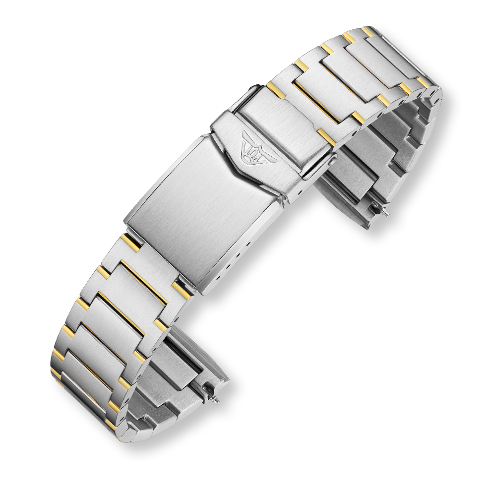 Squale Matic S Bracelet Two Tone 19 Mm, Squale ref CISSBIMA19, product image 1