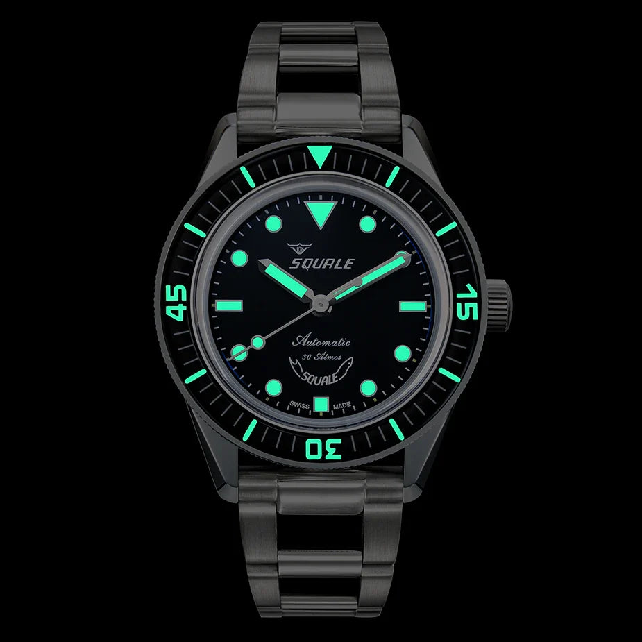Squale SUB-37 Legend Bracelet, Squale ref SUB-37BKBK.AC, product image 5