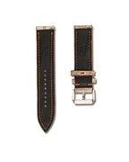 Desert Vein White Alligator Leather Watch Strap 24mm