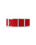 Scarlet Red Woven Nylon Strap 20mm