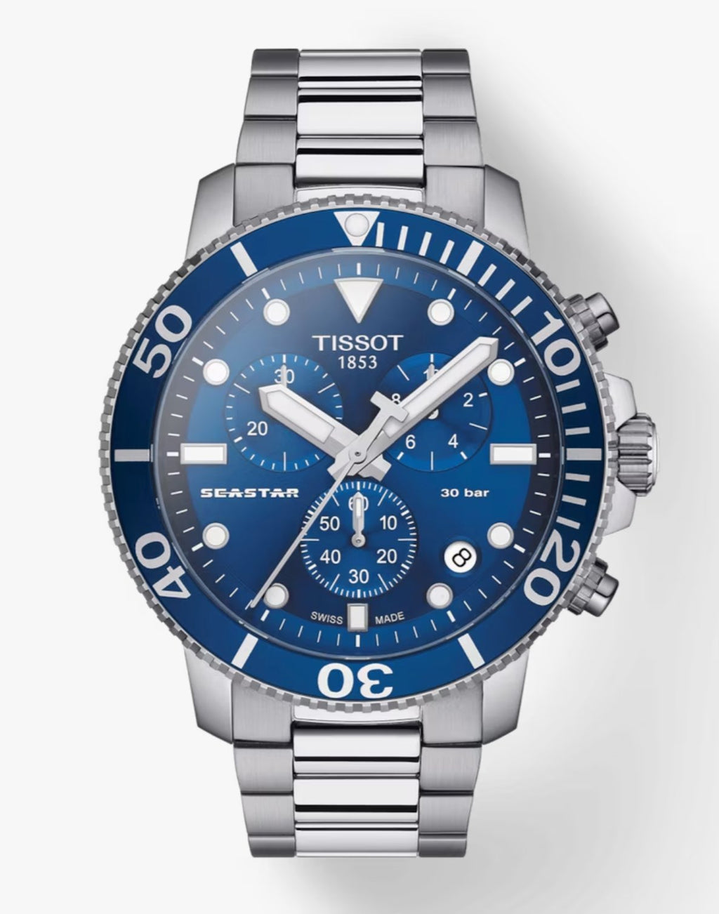 Tissot Seastar 1000 Chronograph 45.5mm Blue – T120.417.11.041.00