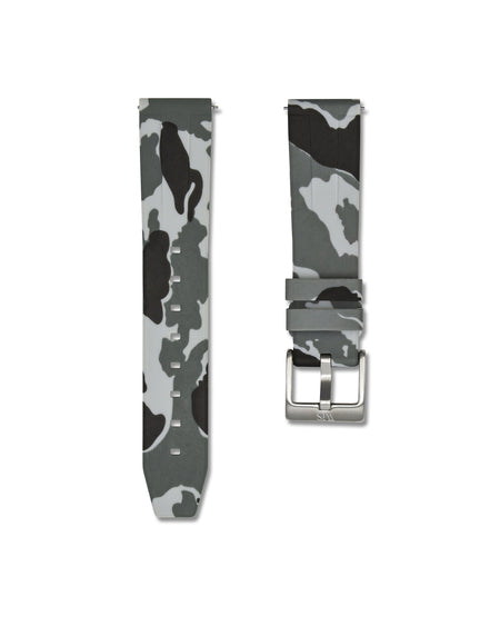 Arctic Camo Quick Release Rubber Strap 20mm