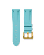 Glacier Blue Rubber Strap 22mm