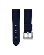Marine Blue Rubber Strap 24mm