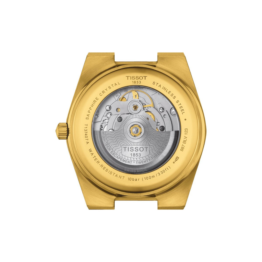 Tissot PRX Mens Gold Watch T1374073302100