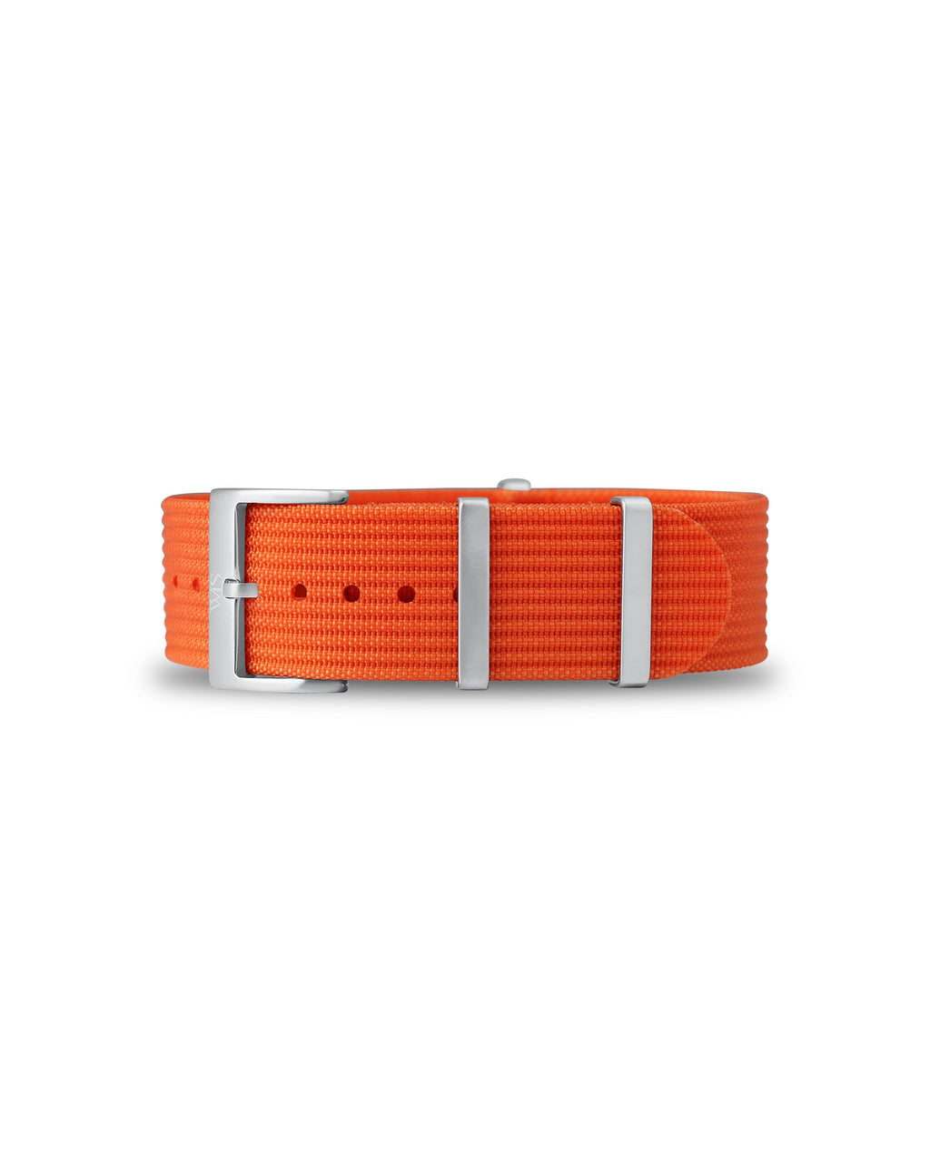 Tangerine Orange Woven Nylon Strap 18mm
