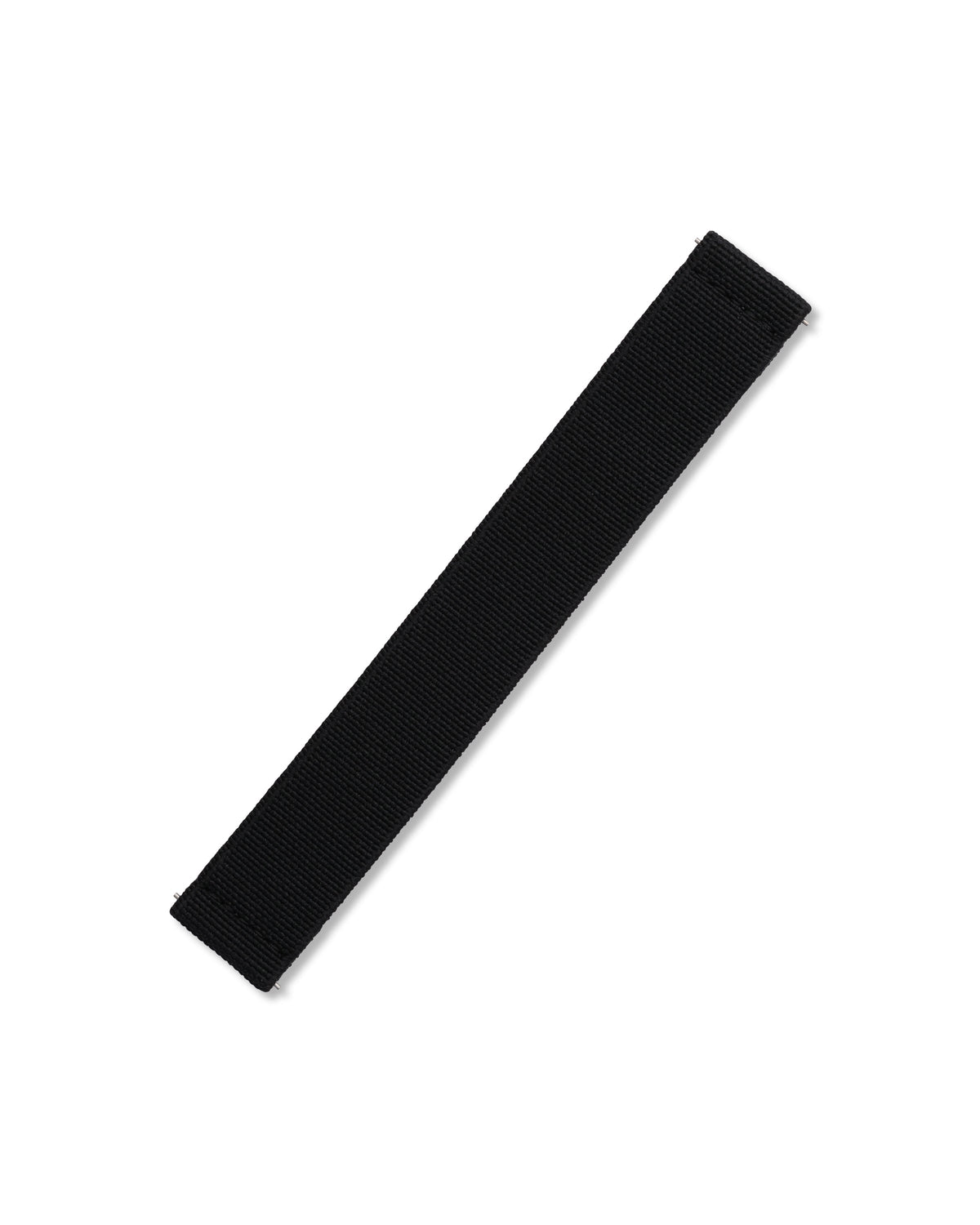 Tuxedo Black Elastic Watch Strap 22mm