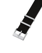 Tuxedo Black Woven Nylon Strap 22mm