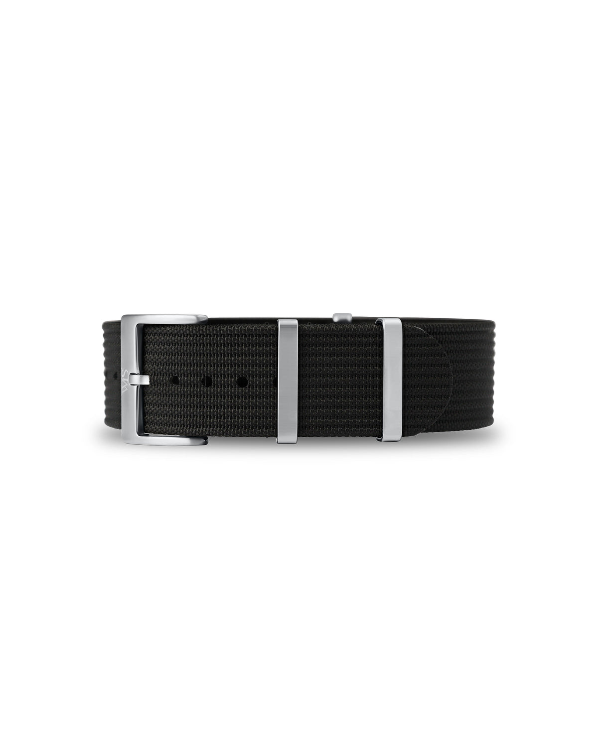 Tuxedo Black Woven Nylon Strap 20mm