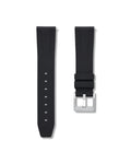Tuxedo Black Quick Release Rubber Strap 21mm