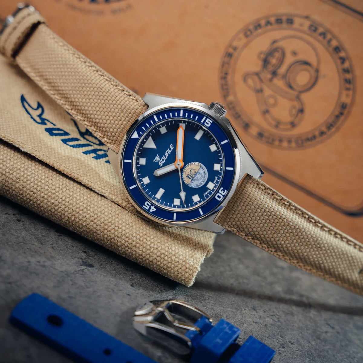 Squale Galeazzi Artiglio, Squale ref VONDSSGZZBL.MI, product image 10