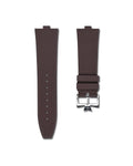 Espresso Brown - Integrated Quick Release Rubber Watch Strap For Vacheron Constantin Overseas