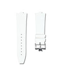 Polar White - Integrated Quick Release Rubber Watch Strap For Vacheron Constantin Overseas