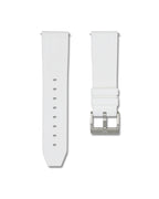 Polar White Quick Release Rubber Strap 24mm