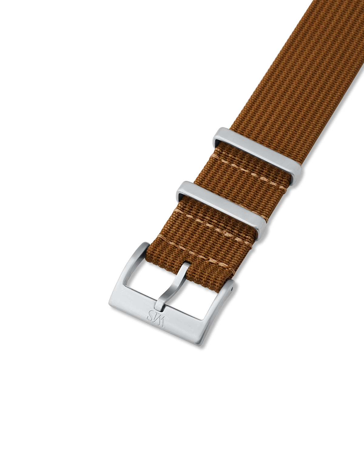 Woodland Brown Woven Nylon Strap 19mm