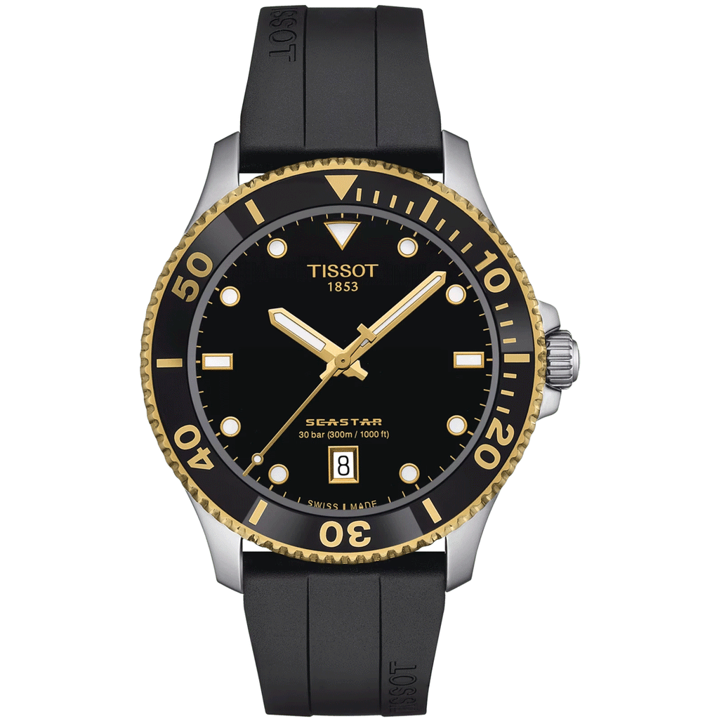 Tissot Seastar 1000 Mens Black Watch T120 410 27 051 00