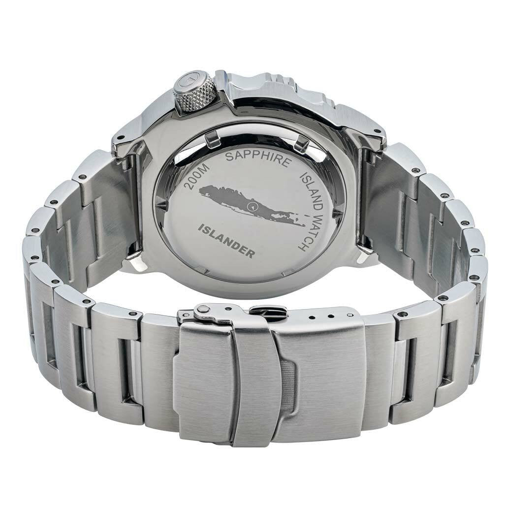 Islander Black Dial Automatic Dive Watch with AR Double Dome Sapphire Crystal #ISL-57