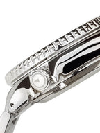 Islander Automatic Dive Watch with Solid-Link Bracelet, AR Sapphire Crystal, and Luminous Ceramic Bezel Insert #ISL-02