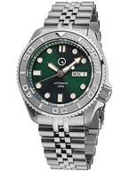 Islander Sunburst Green Dial Dive Watch with Embossed Ceramic Bezel Insert #ISL-44