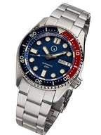 Islander 38mm Automatic Dive Watch with Solid-Link Bracelet, AR Sapphire Crystal, and Luminous Sapphire Bezel Insert #ISL-49