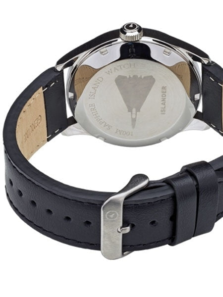 Islander Aviator Automatic Watch with Leather Strap and an Anti-Reflective Sapphire Crystal #ISL-15