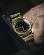 Army Green Woven Nylon Strap 18mm