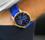 Royal Blue Rubber Strap 22mm