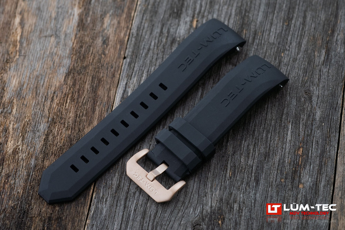 LÜM-TEC New Upgrade Combat B - FKM Rubber Strap 22mm