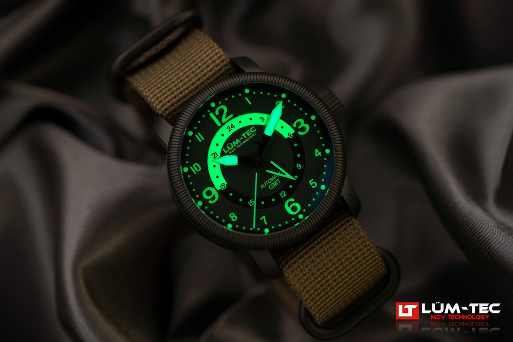 LÜM-TEC 39mm Combat B74 GMT