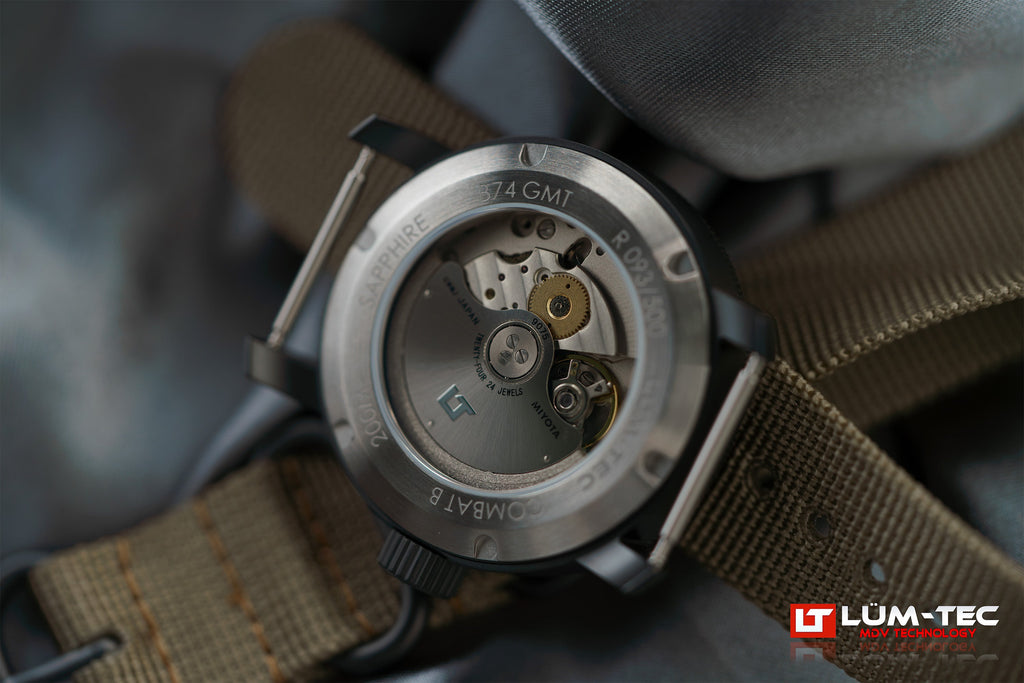 LÜM-TEC 39mm Combat B74 GMT