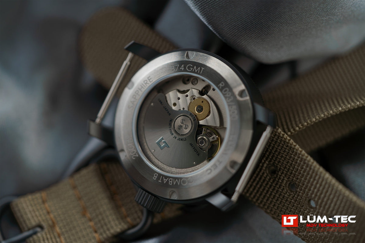 LÜM-TEC 39mm Combat B74 GMT