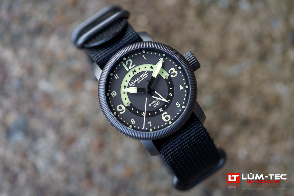 LÜM-TEC 39mm Combat B74 GMT