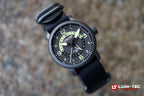 LÜM-TEC 39mm Combat B74 GMT