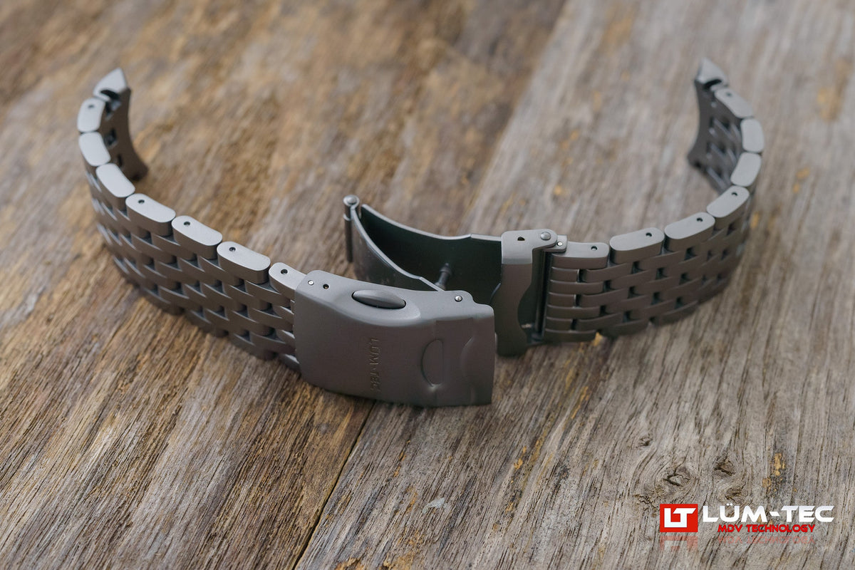 LÜM-TEC Combat B Gunmetal PVD Bracelet