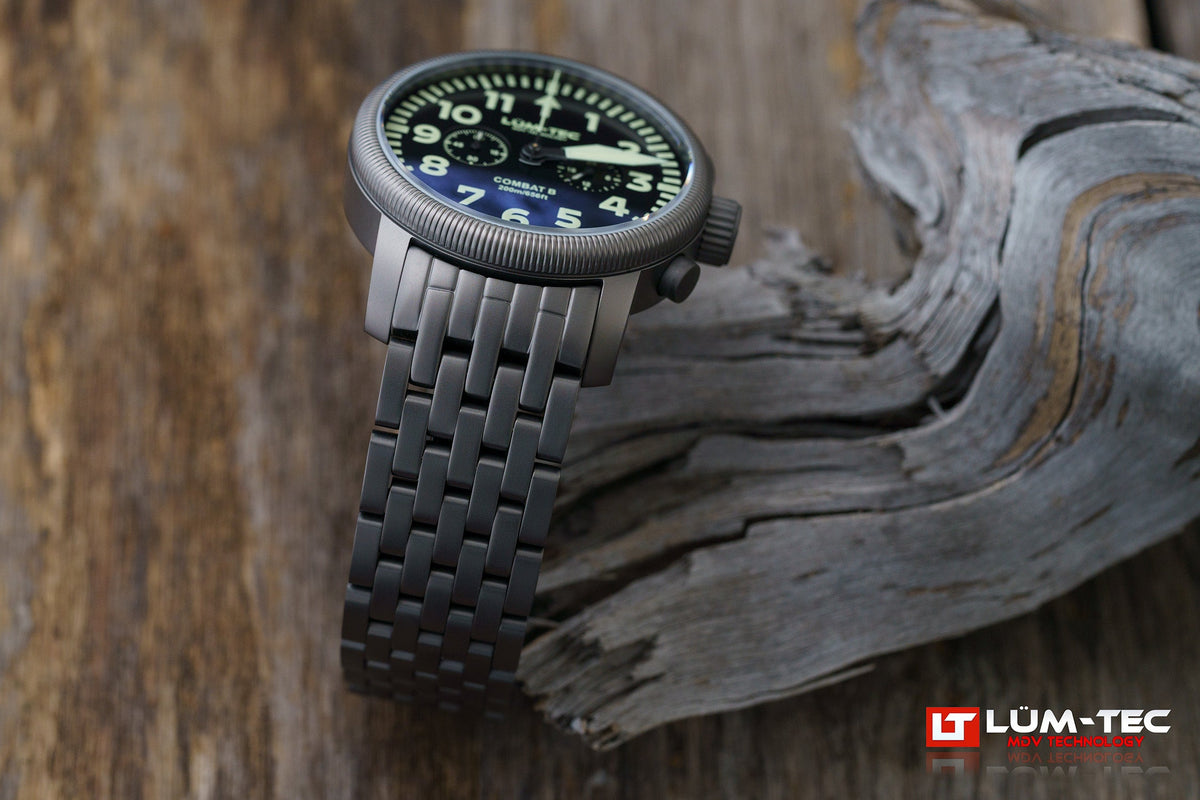 LÜM-TEC Combat B Gunmetal PVD Bracelet
