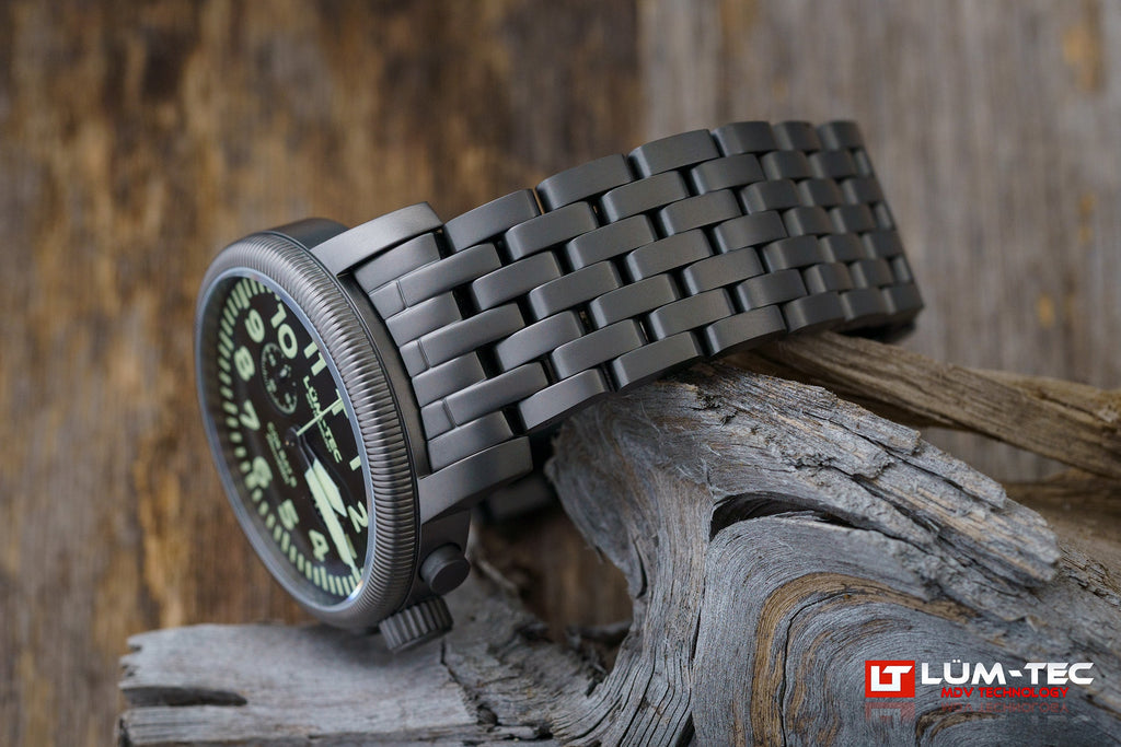 LÜM-TEC Combat B Gunmetal PVD Bracelet