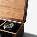 Black Walnut and Oak Watch Box - 8 Watch Compartments