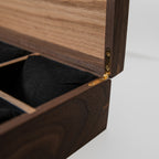 Black Walnut and Oak Watch Box - 8 Watch Compartments