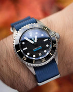 Marine Blue Woven Nylon Strap 20mm