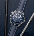 Midnight Blue Sailcloth Strap 21mm