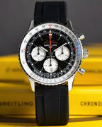 Tuxedo Black Quick Release Rubber Strap 22mm