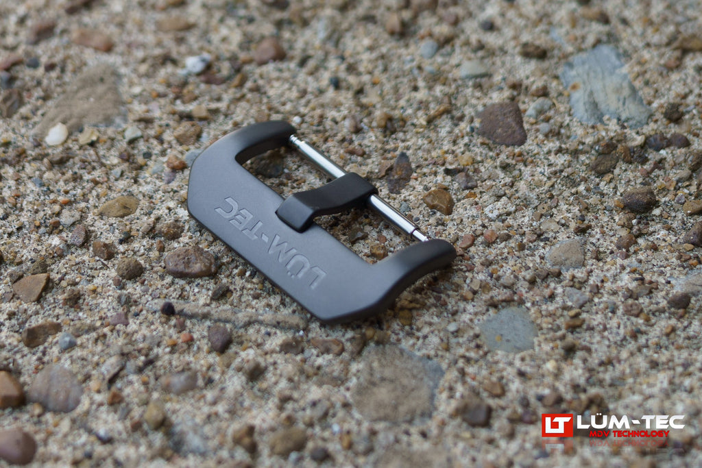 LÜM-TEC Gunmetal PVD buckle 22mm