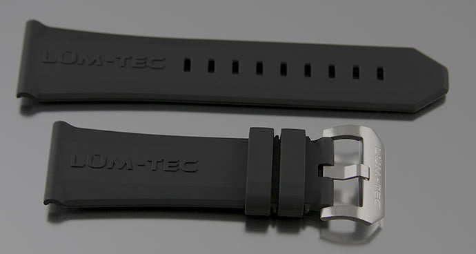 LÜM-TEC The Original Lüm-Tec OEM Rubber Strap 22mm, 24mm and 26mm