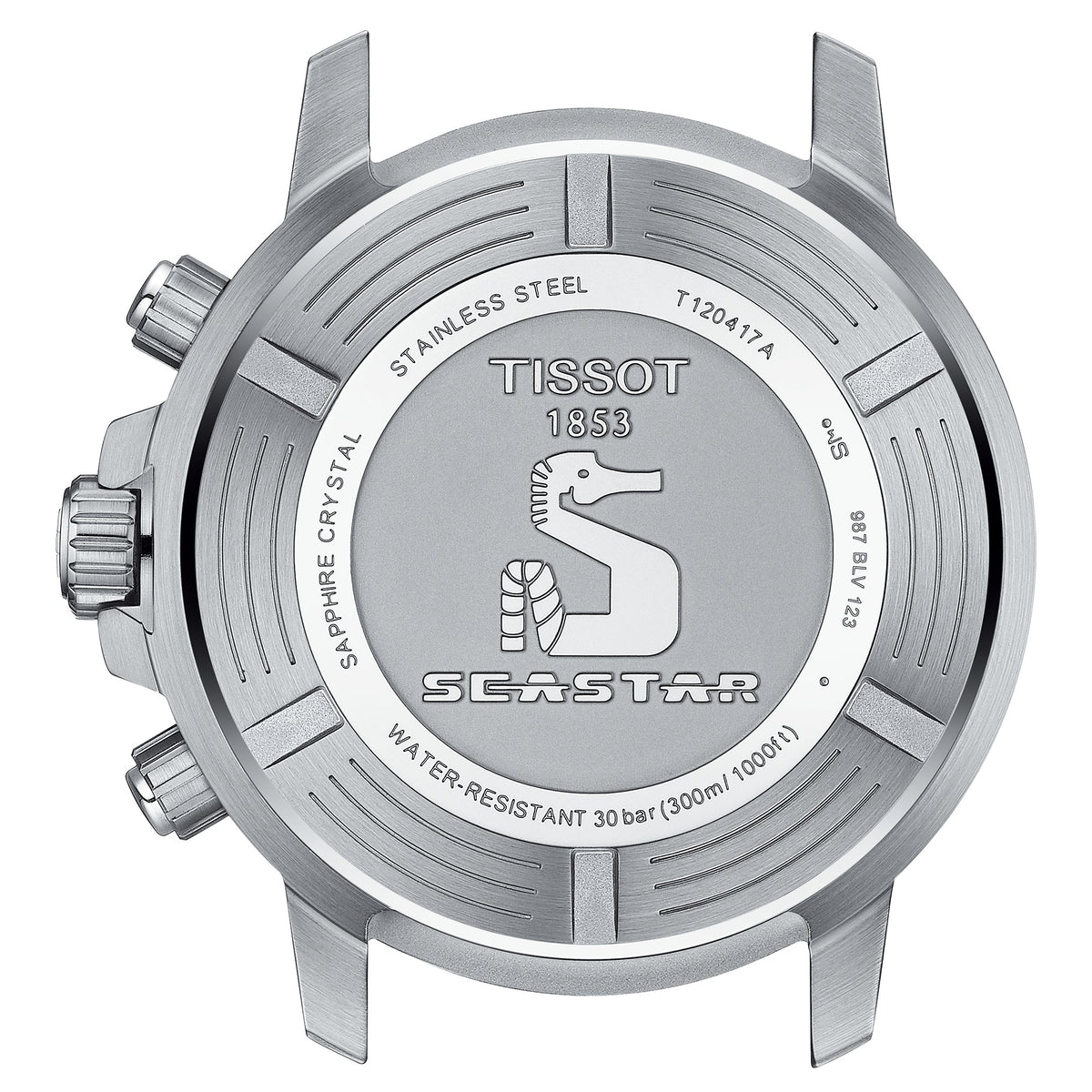 Tissot Seastar 1000 Quartz Chronograph Mens Graded Blue Watch T1204171104103
