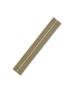 Sand Tan White Stripe Elastic Watch Strap 22mm
