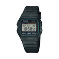 Casio Men's Black Digital Watch with Green Dial - F-91W-3HDG