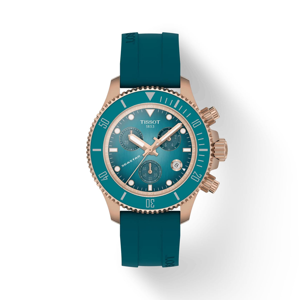 Tissot Seastar 1000 Quartz Chronograph 38mm Blue Rubber T120.217.37.041.00