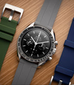 Charcoal Grey Quick Release Rubber Strap 24mm